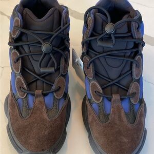 adidas Men's Blue and Brown Athletic Shoes